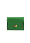 Melie Bianco Tara Card Case Wallet- Green-Hand In Pocket