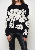 Emilia Abstract 3D Puff Sweater-***FINAL SALE***-Hand In Pocket