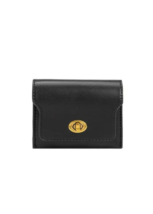 Melie Bianco Tara Card Case Wallet- Black-Hand In Pocket