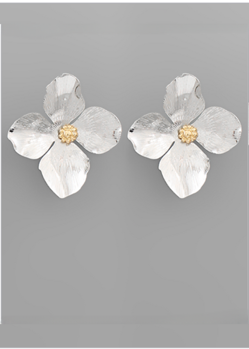 Stella Flower Earrings-Hand In Pocket