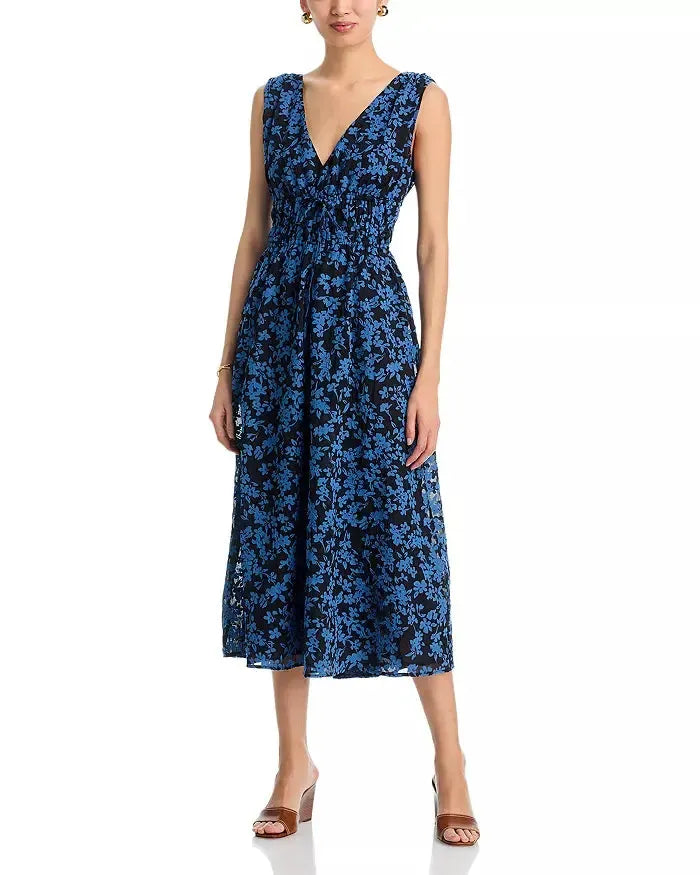 midi dress boden Delphine Midi Jersey Dress-Blood Orange, Gardenia