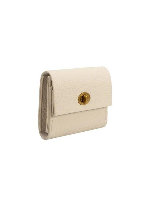Melie Bianco Rita Card Case Wallet- Ivory-Hand In Pocket