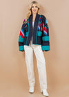 Lana Geometric Print Quilted Jacket ***FINAL SALE***-Hand In Pocket