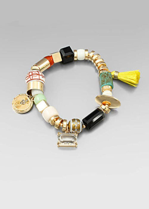 Serlida Bead Chain Bracelet-Hand In Pocket