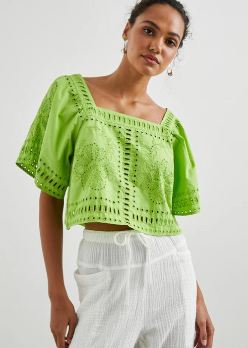 Rails Laine Top - Island Green-Hand In Pocket