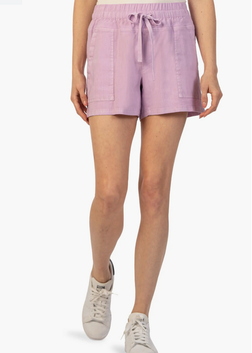 Kut Christina Short with Drawcord - Lavender-Hand In Pocket