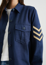 Rails Loren Shirt Jacket - Navy-Hand In Pocket