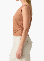 Sanctuary Twisted Tank - Mocha Mousse-Hand In Pocket