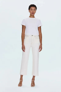 Pistola Cassie Crop- Vintage Ecru-Hand In Pocket