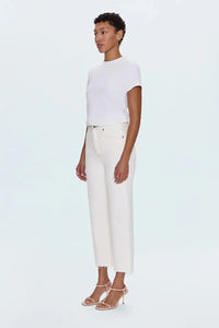Pistola Cassie Crop- Vintage Ecru-Hand In Pocket