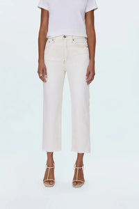 Pistola Cassie Crop- Vintage Ecru-Hand In Pocket