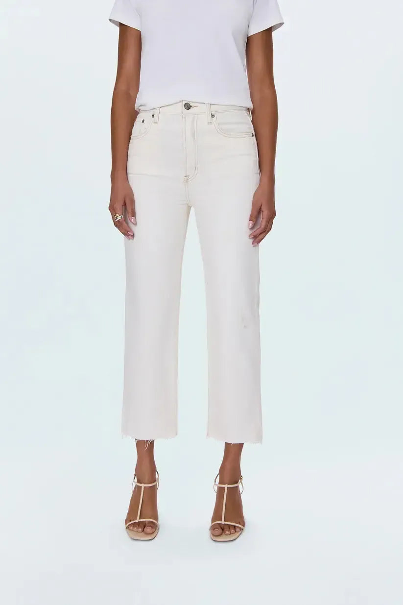 Pistola Cassie Crop- Vintage Ecru-Hand In Pocket