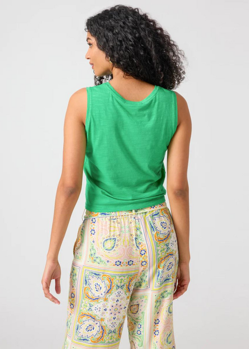 Sanctuary Twisted Tank - Green Goddess-Hand In Pocket