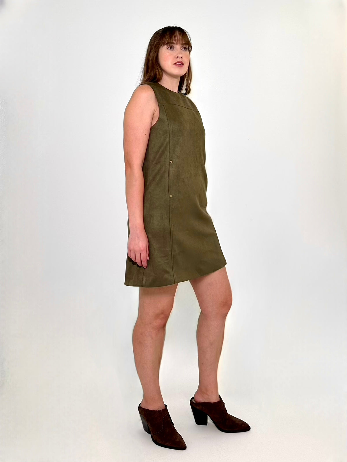 THML Nina Shift Dress - Vine-Hand In Pocket