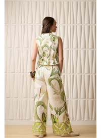 Aylaya Curaçao Top- Palm Forest ***FINAL SALE***-Hand In Pocket