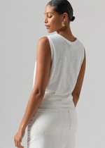 Sanctuary Twisted Tank - White-Hand In Pocket