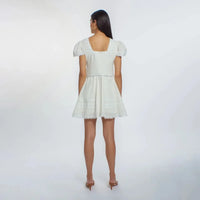 Peixoto Piper Mini Dress- White-Hand In Pocket