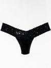 Hanky Panky Signature Lace Low Rise Thong - Black-Hand In Pocket