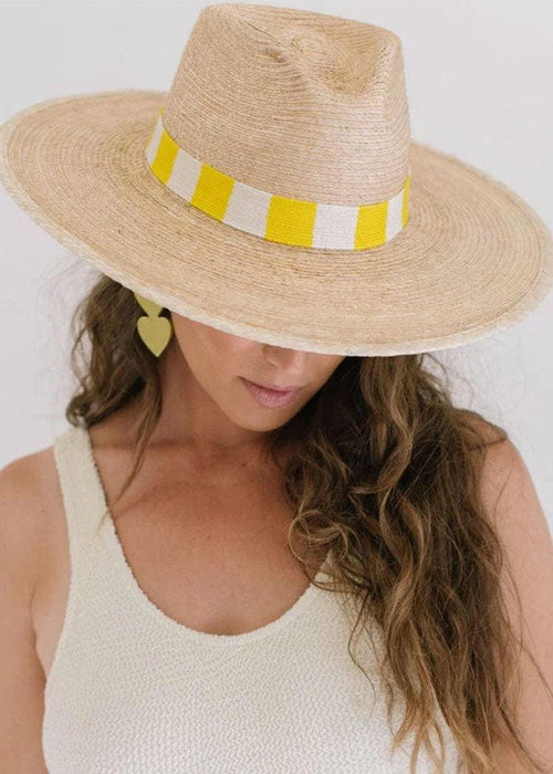 Maggie Palm Sun Hat-Hand In Pocket