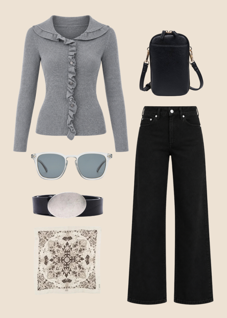 Hayun Sweater & Ren Jeans