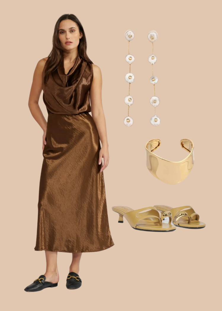 Satin Set Look