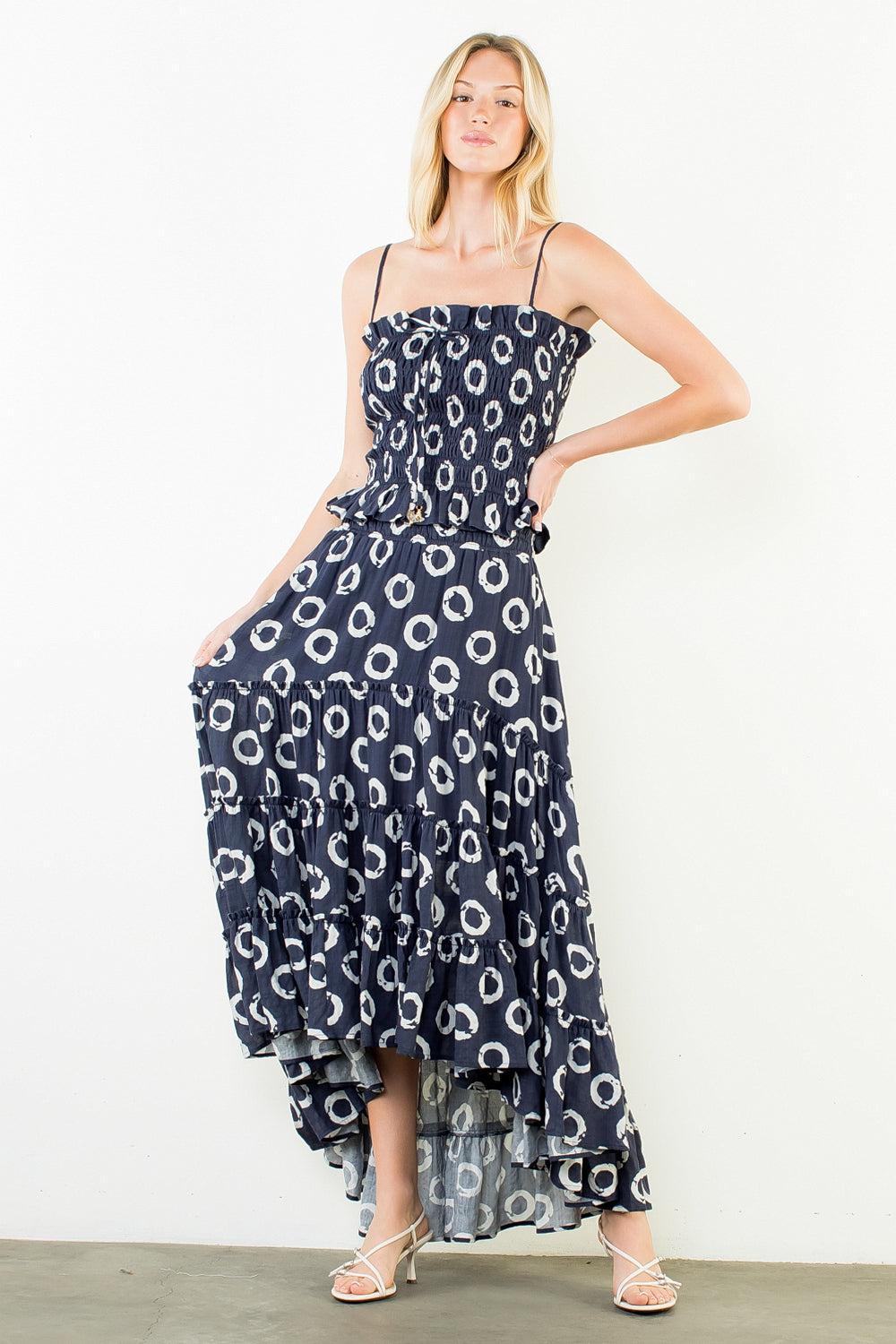 THML Wren Set - Navy-Hand In Pocket