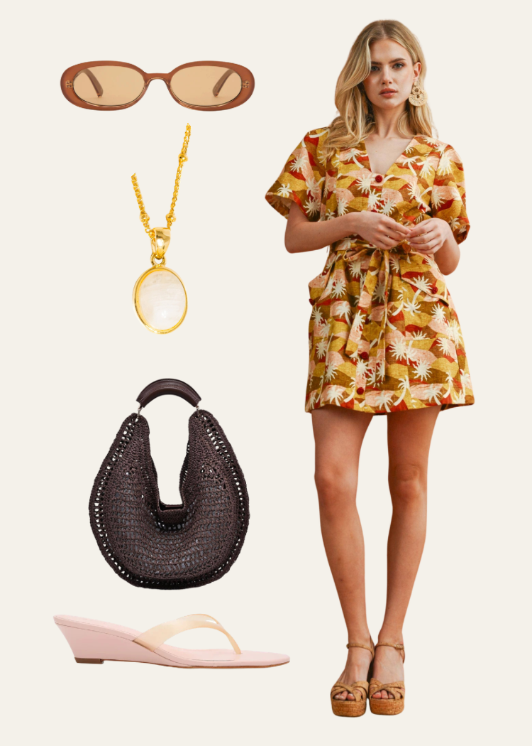 Sunburst Mini Dress
