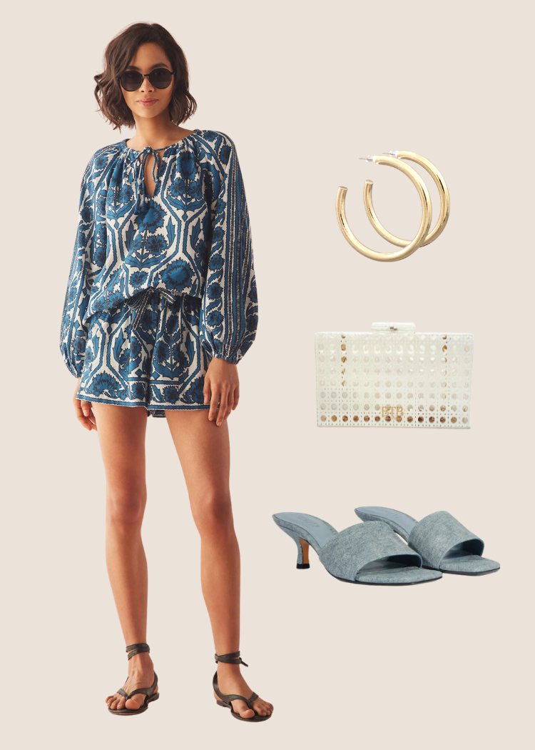 Omika Tiya Blouse & Asha Shorts