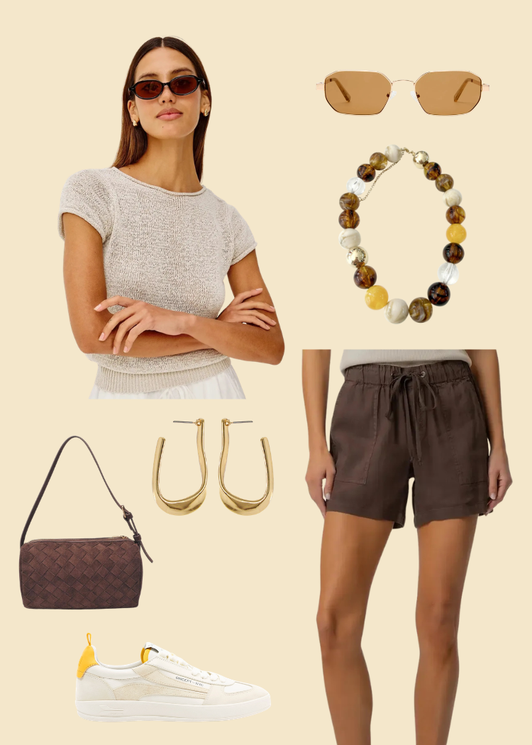 Cadey Tee & Drawstring Short