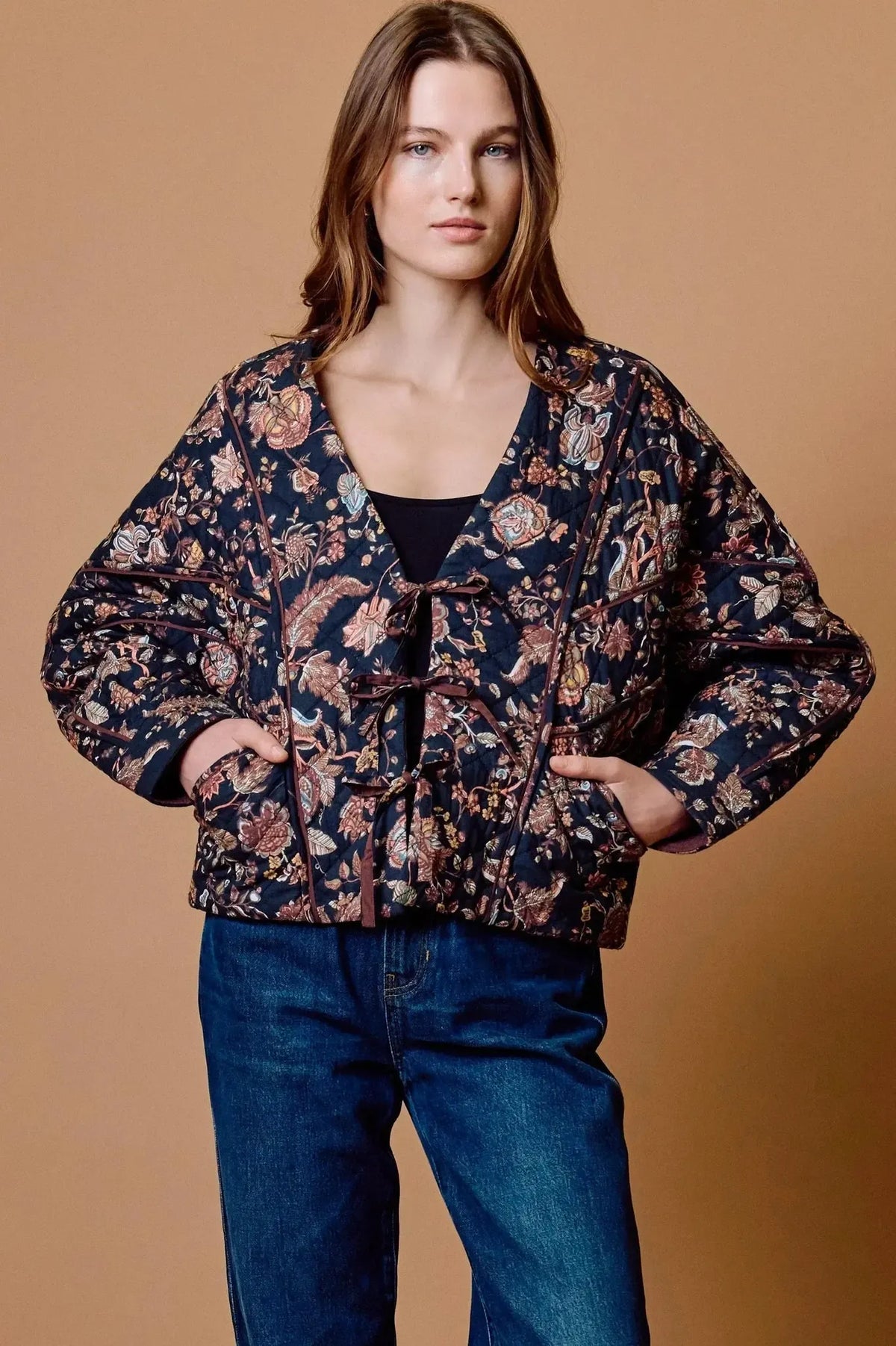 Cleobella Vaughn Jacket - Bois Print-Hand In Pocket