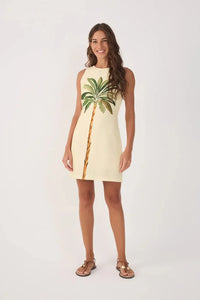 Dress To Sia Mini Dress - Tropical Print-Hand In Pocket