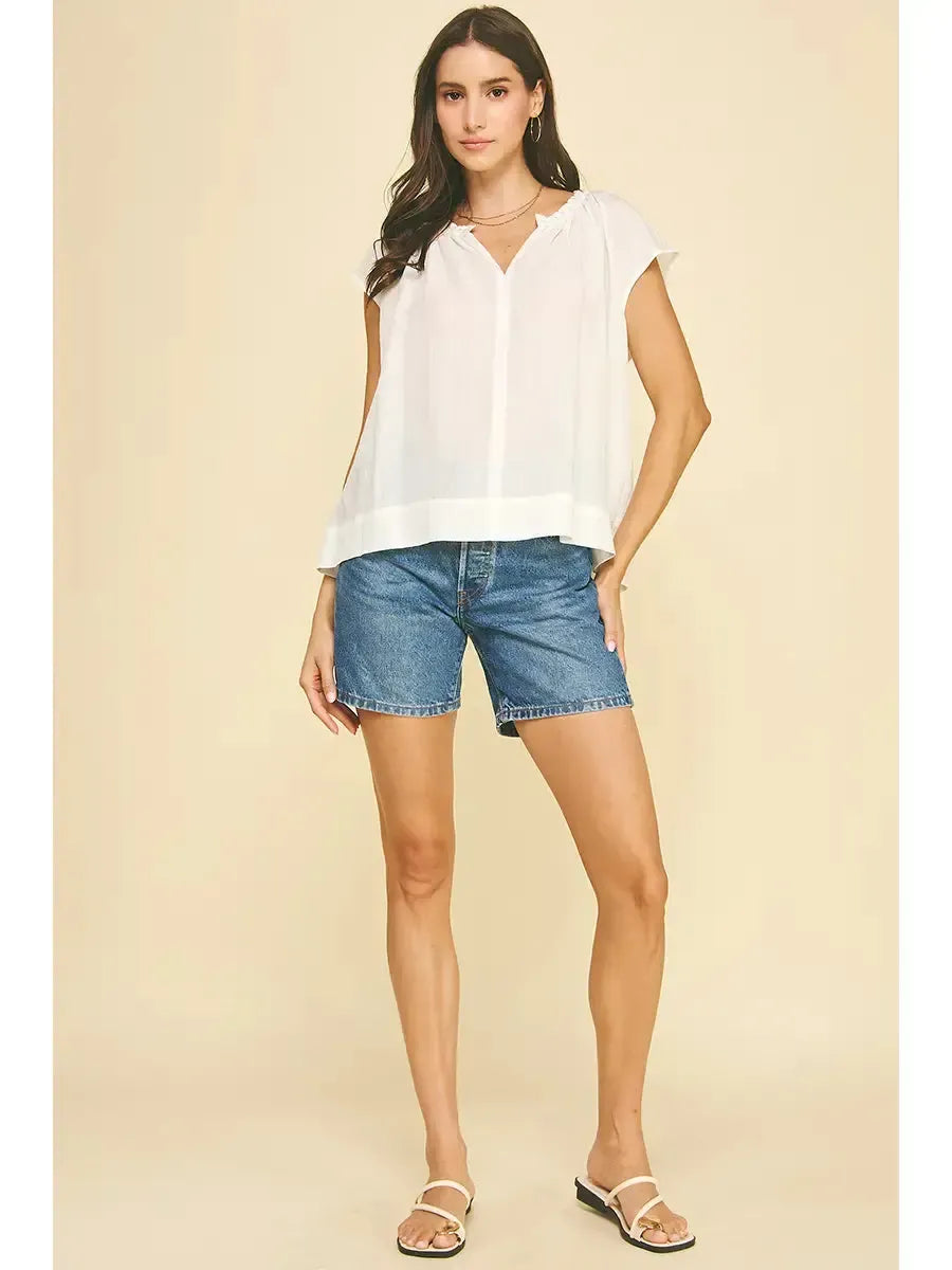 Palmer Top - White