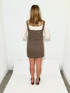 Forrest Plaid Mini Dress - Brown