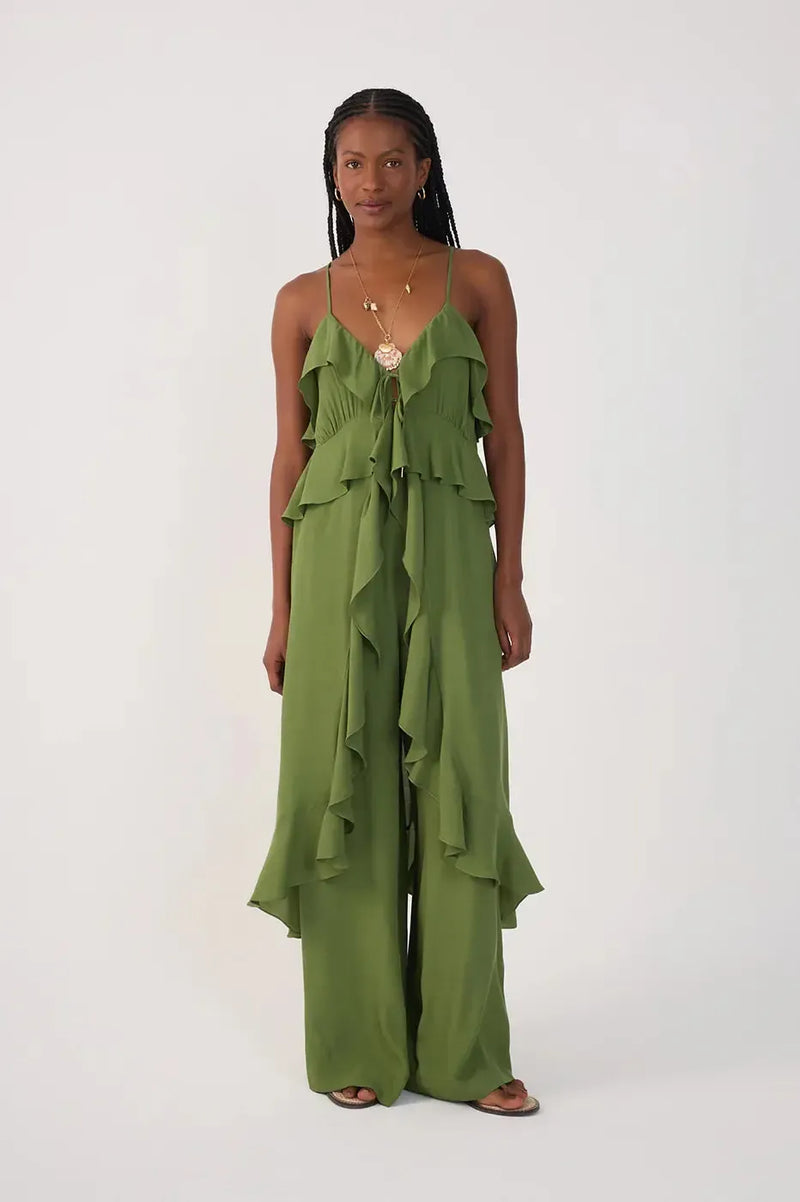 Dress To Sofia Tunic - Coconut Green-Hand In Pocket