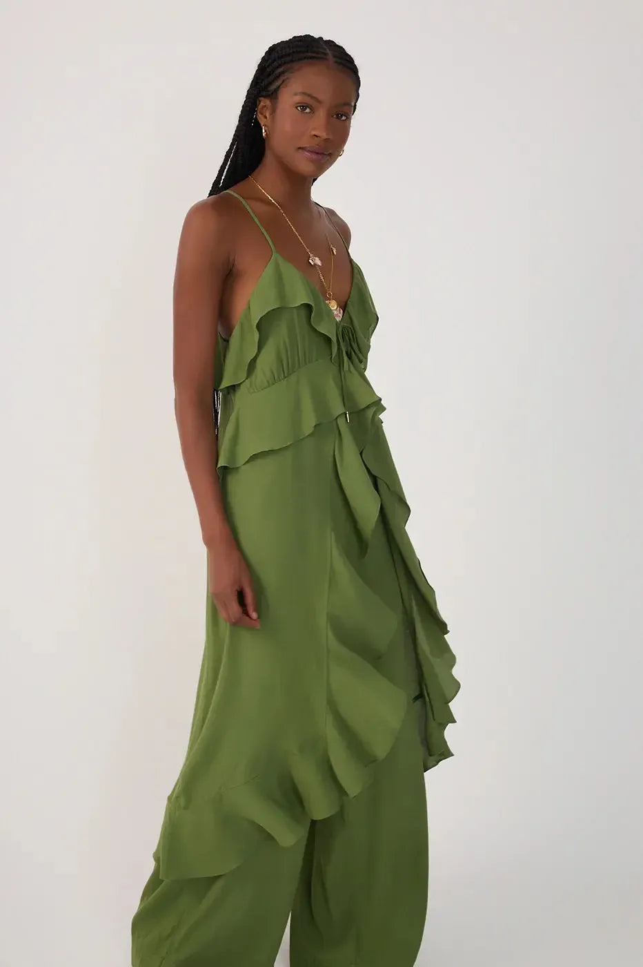 Dress To Sofia Tunic - Coconut Green ***FINAL SALE***-Hand In Pocket