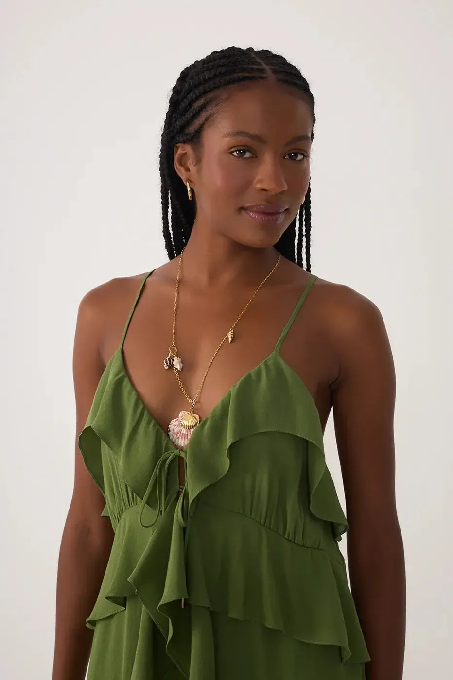 Dress To Sofia Tunic - Coconut Green ***FINAL SALE***-Hand In Pocket
