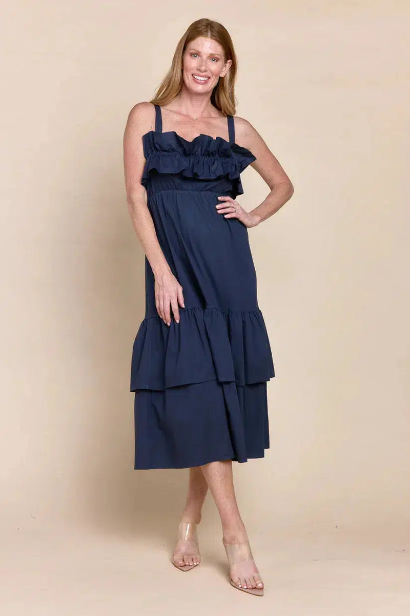 Fabiana Tiered Maxi Dress-Hand In Pocket