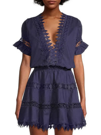 Peixoto Piper Mini Dress - Navy-Hand In Pocket
