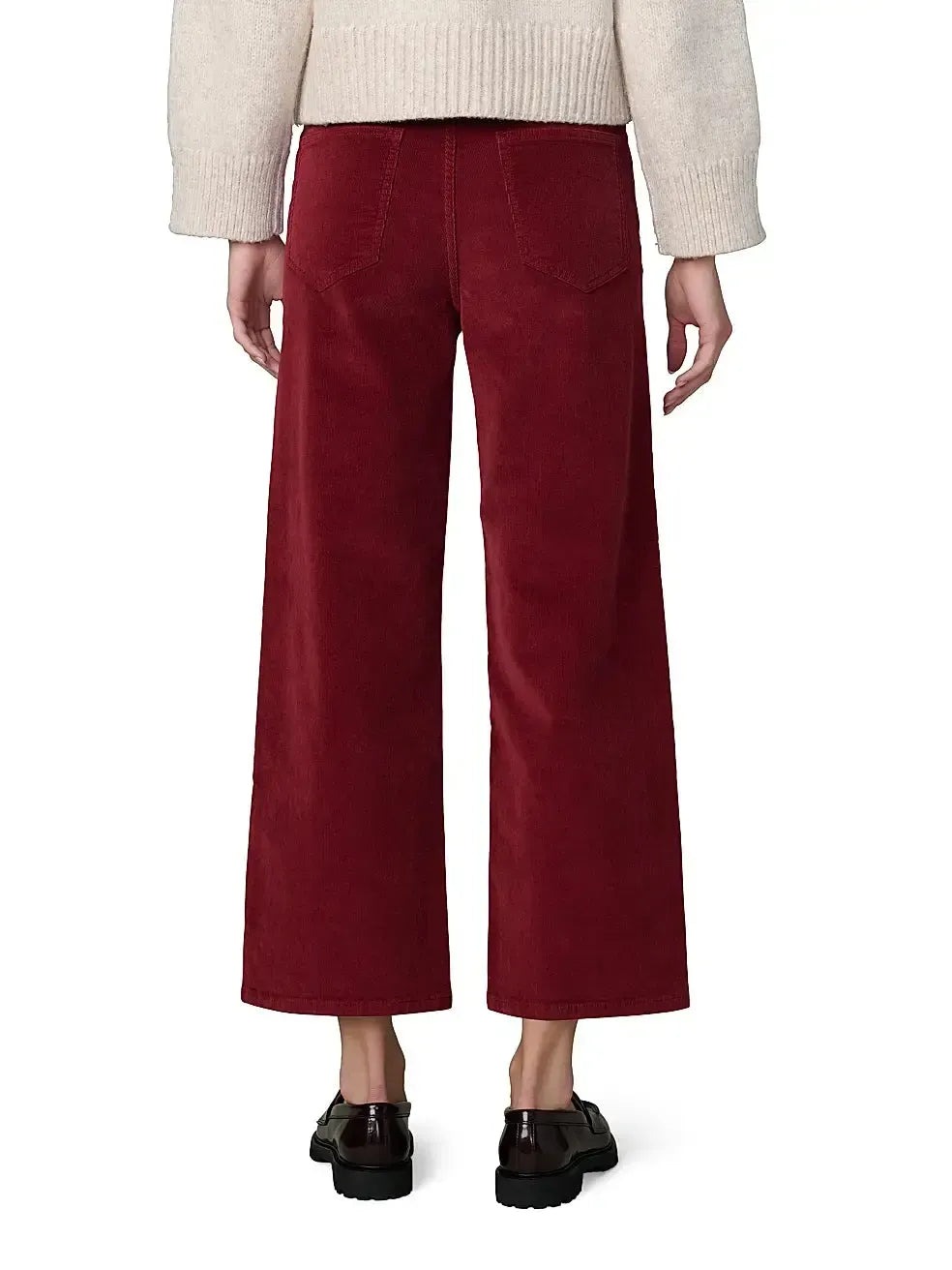 Joes Jeans "The Blake" Wide Leg Cord- Syrah-Hand In Pocket