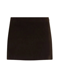 Joe's Jeans The Vegan Suede Mini Skirt- Dk Chocolate