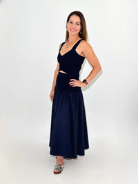 Lucy Paris Leonie Set - Navy-Hand In Pocket