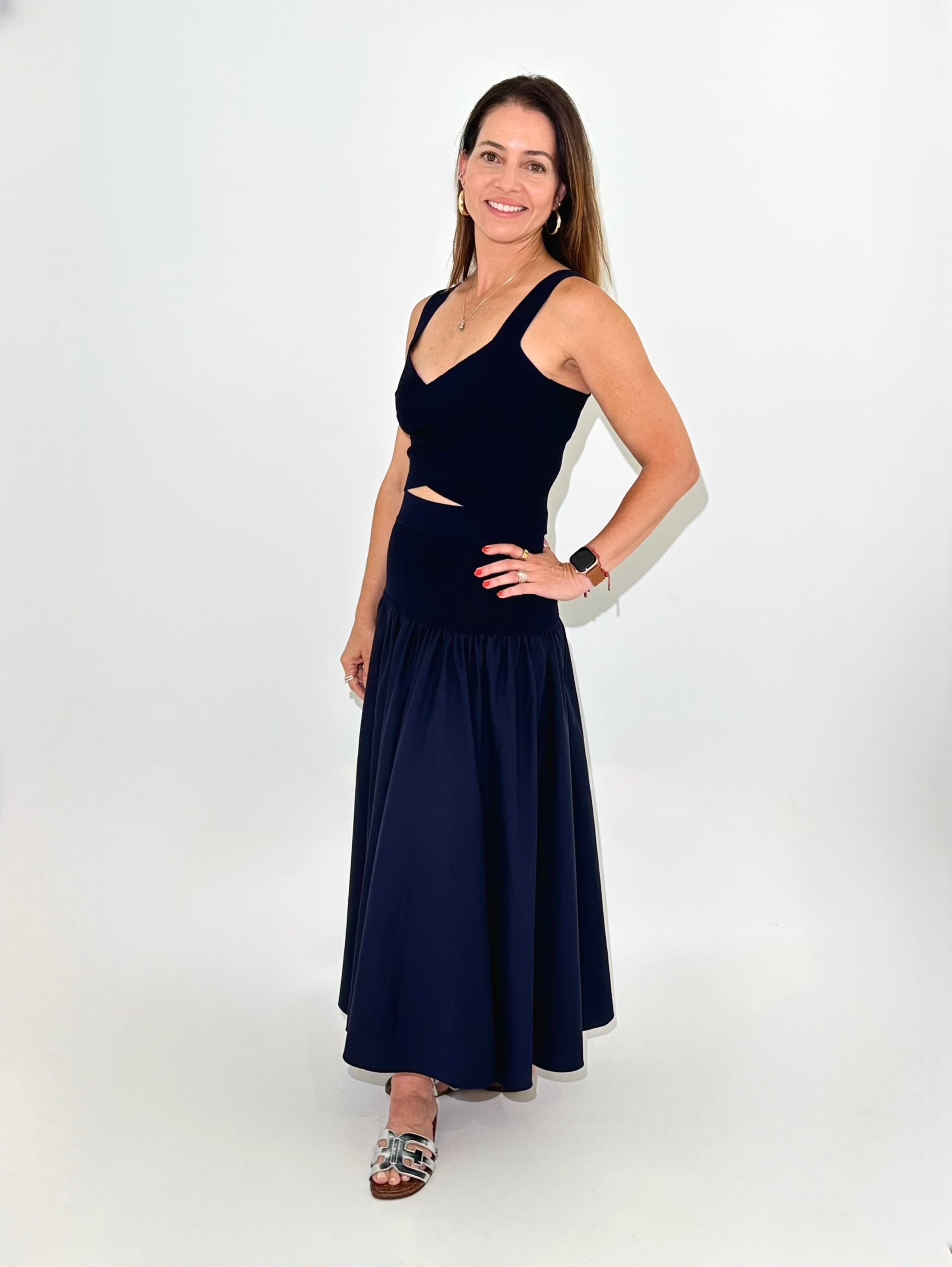 Lucy Paris Leonie Set - Navy-Hand In Pocket