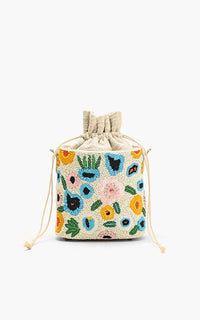 Foral Paradise Bucket Bag-Hand In Pocket