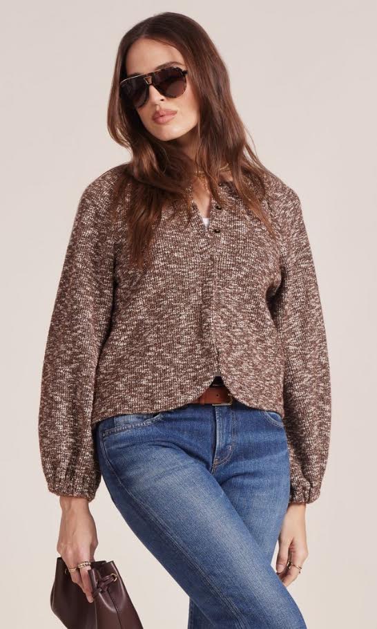 Bobi Charlotte Cardigan - Mink