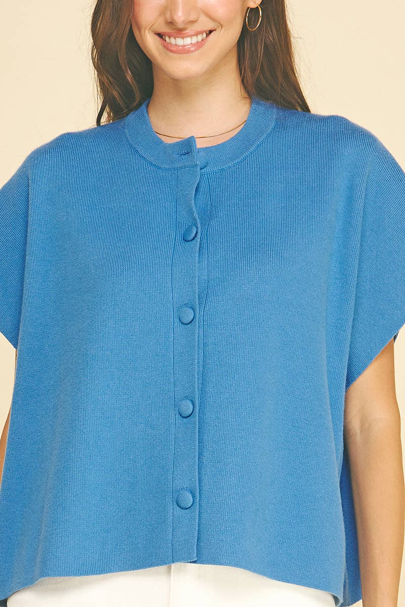 Willa Sweater - Urban Blue