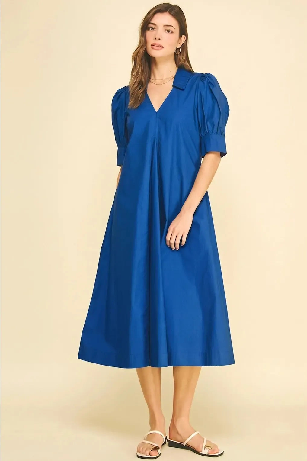 Elle Dress - True Blue-Hand In Pocket