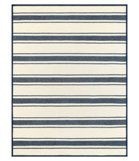 Dockside Stripe Navy Blanket: Original