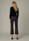 Joes Jeans The Callie Cropped Bootcut - Dk Chocolate-Hand In Pocket