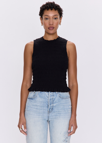 Pistola Phoebe Tank- Noir-Hand In Pocket