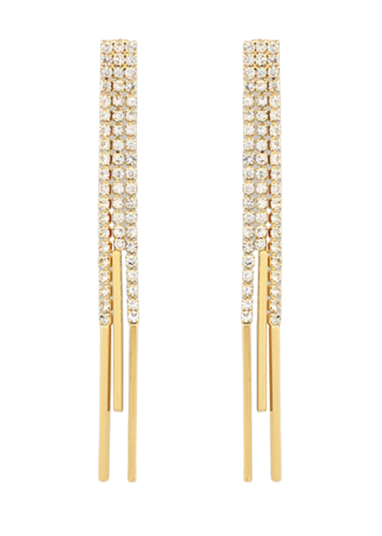 Crystal Bar Drop-Hand In Pocket